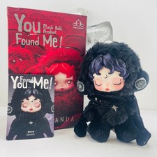 Pop Mart Skullpanda Designer Art Toy Figure with Red Hair and Metallic Detailing — listing 4
