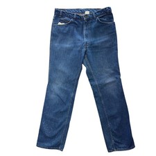 Vintage Levi's Orange Tab Straight-Leg Jeans, Dark Rinse Denim