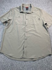 Gerry Men's Black Short-Sleeve Performance Button-Up Shirt, Size Large — listing 4