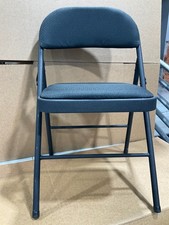 Pair of Cosco Vintage Padded Folding Chairs, Green Frame with Southwestern Stripe Upholstery — listing 5