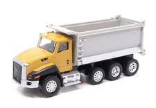 Vintage Yellow Die-Cast Dump Truck Toy, Maker Unmarked in Photos — listing 6