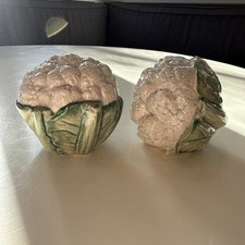 Ceramic Figural Vegetable Salt and Pepper Shaker Set (Lettuce & Celery/Napa Cabbage) — listing 4