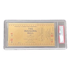 1981 Ronald Reagan / George H.W. Bush Presidential Inauguration Tickets & Cards (2 Framed Displays) — listing 3