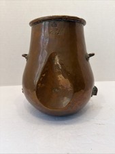 Antique Middle Eastern Tinned Copper Ewer / Water Pitcher with Long Spout — listing 5