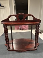 Art Deco Style Mirrored Wall Shelf with Chrome Ball Accents — listing 4