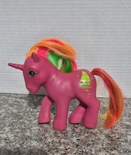 Vintage G1 My Little Pony 'Sailboat / Up Up and Away' Pony, Teal with Yellow Hair — listing 6