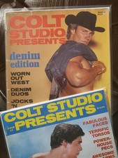 Colt Studio Presents 'Denim Edition' Issue No. 9 Vintage Adult Male Physique Magazine