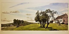 Hand-Colored Drypoint Etching 'Jugando con el gato' (Playing with the Cat), Signed and Dated 1943 — listing 3