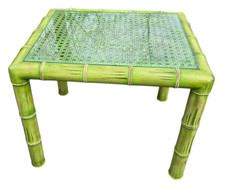 Antique Faux Bamboo Turned Wood Side Chair with Caned Seat — listing 3