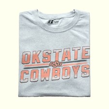 Oklahoma State University (OSU) Cowboys Orange Graphic T-Shirt, Russell Athletic, Size L — listing 5