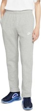 Nike Sportswear Club Fleece Men's Sweatpants Open Hem Charcoal Heather Gray Size L