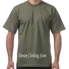 Short-Sleeve Crewneck T-Shirt, Olive/Taupe — listing 6