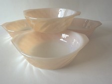 Anchor Hocking Fire King White Swirl Tab-Handled Individual Casserole / Baker Dish — listing 6