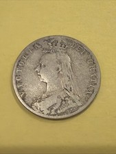 Queen Victoria Jubilee Head Silver Halfcrown Coin (Crowned Shield Reverse) — listing 6