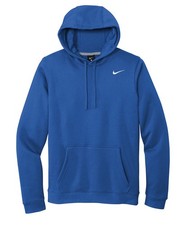 Nike Sportswear Club Fleece Pullover Hoodie Blue Men's Small — listing 4