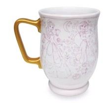 Disney Princess Tall Latte Mug with Sketch Art of Aurora and Ariel — listing 5