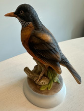 Lefton China 'Robin' Hand-Painted Bisque Porcelain Bird Figurine KW 6609 — listing 3