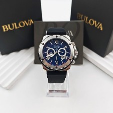 Bulova Marine Star Two-Tone Blue Dial Ladies Dive-Style Watch — listing 6