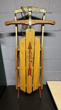 Vintage Flexible Flyer Wooden Runner Snow Sled — listing 2
