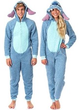 Disney Stitch Hooded Fleece Onesie / Costume Kigurumi