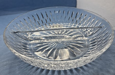 Princess House Highlights Crystal Divided Relish Dish — listing 2