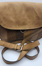 Dolce Vita Brown Pebbled Leather Flap Crossbody Bag — listing 5