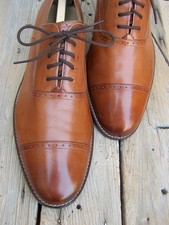 Cole Haan Men's Black Leather Cap-Toe Lace-Up Oxford Dress Shoes 11 — listing 2