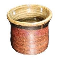 Handmade Wood-Fired Stoneware Yunomi Tea Cup with Impressed Chop Mark — listing 4