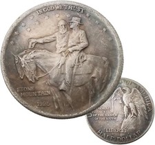 1925 Stone Mountain Memorial Commemorative Silver Half Dollar — listing 3