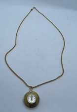 Vintage Drimex Swiss-Made Heart Pendant Watch Necklace with Rhinestones and Faux Pearls — listing 3