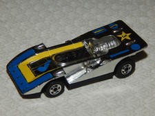 Vintage Diecast Can-Am Style Racing Car with Firestone Racing Livery, White/Red/Blue, #3 Hot Wheels / Mattel — listing 4