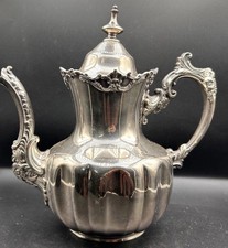 Wm Rogers Silverplate Footed Coffee Pot with Baluster Body — listing 4