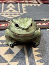 Arnels Large Ceramic Bullfrog Garden Statue Figurine — listing 3