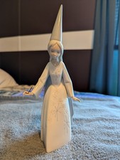 Lladro Fairy Godmother Figurine #4595 with Porcelain Bisque Bell — listing 5