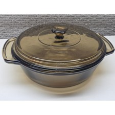 Anchor Hocking Anchor Ovenware Clear Glass Round Casserole Dish with Tab Handles — listing 6