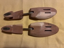 Pair of Cedar Wood Shoe Trees with Brass Spring Mechanism — listing 3