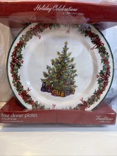 Christopher Radko Ceramic Lighted Christmas Tree with Train Base — listing 3