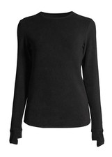 ClimateRight by CuddlDuds Grey Fleece-Lined Long Sleeve Base Layer Shirt, Size L, listing 4