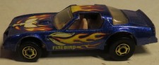 Vintage Hot Wheels Blue Die-Cast Sports Car with Flame Graphics, Mattel 1977 — listing 6