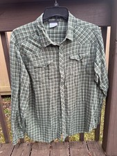 Columbia Sportswear Men's Plaid Flannel Button-Up Shirt, Purple — listing 6