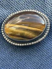 Vintage Modernist Sterling Silver Link Bracelet with Domed Bead and Triangular Frame Links — listing 4