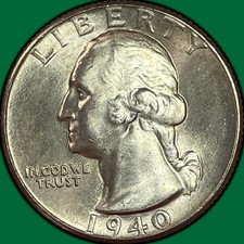 1940 Washington Silver Quarter (90% Silver) — listing 2