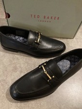 Ted Baker London Men's Tan Leather Moccasin Loafers — listing 5