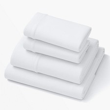 Purple SoftStretch Sheet Set, King/Cal King, Stormy Grey