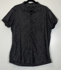 Marc Anthony Men's Slim Fit Stretch Short Sleeve Floral Print Button-Up Shirt — listing 6