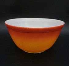 Vintage Pyrex #402 Flameglo Red-Orange 1.5 Qt Nesting Mixing Bowl — listing 6