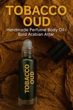 Faceted Glass Attar/Oud Perfume Oil Bottle with Gold Crown Cap — listing 3