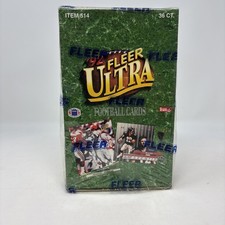 1992 Fleer Ultra Football Sealed Wax Box (36 Count) - Item 542 — listing 5