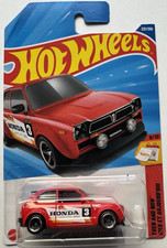 Hot Wheels '73 Honda Civic Custom - Red (Then and Now Series) — listing 5