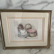 Framed Beatrix Potter Benjamin Bunny & Peter Rabbit Print — listing 6